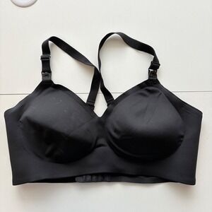 Momcozy Nursing Bra Women 2XL Black Seamless Wireless Maternity Breastfeeding